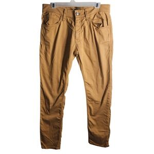 Mavi Jeans Jake Slim Leg Pants Tobacco Tan Brown 32x30 KN011317 Mens